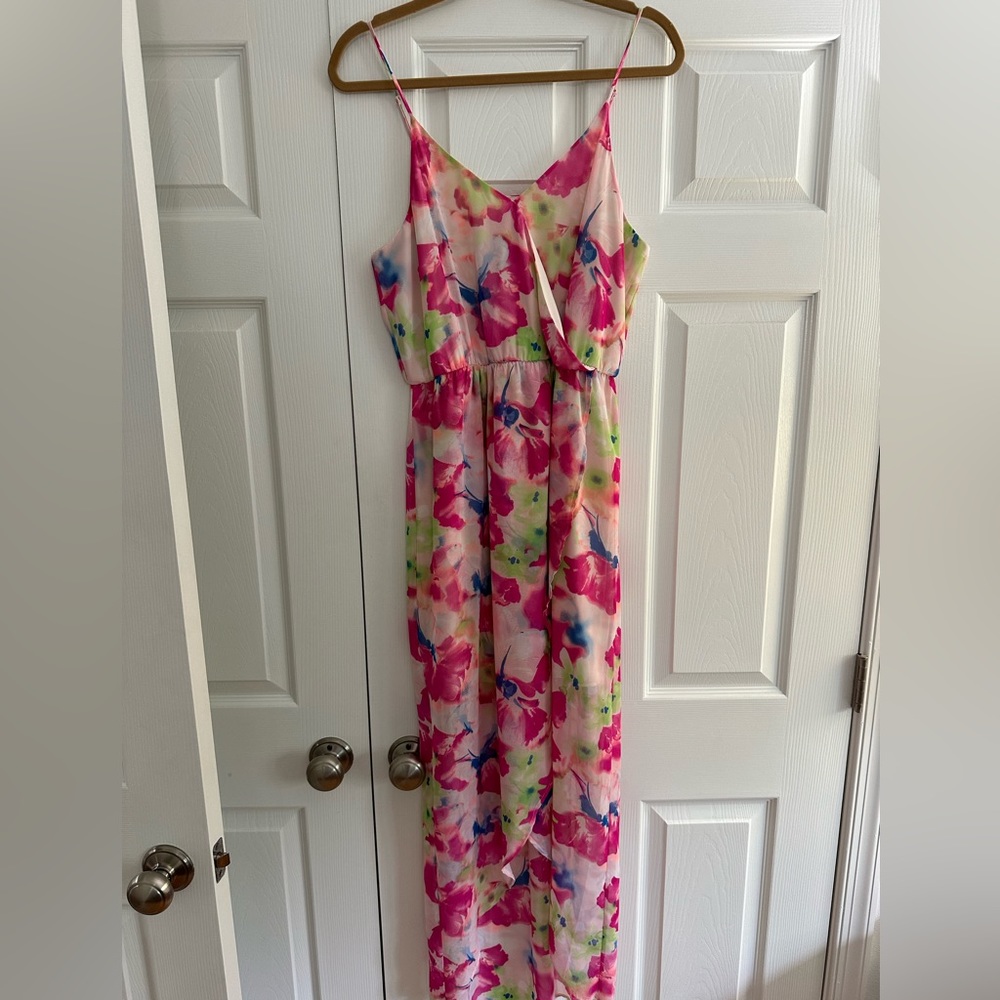 Lush High Low Floral Dress